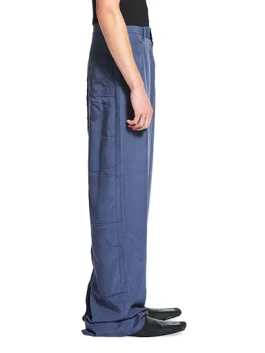 Balenciaga Men's Fluid Denim Pants - Faded Blue | Thumbnail 3