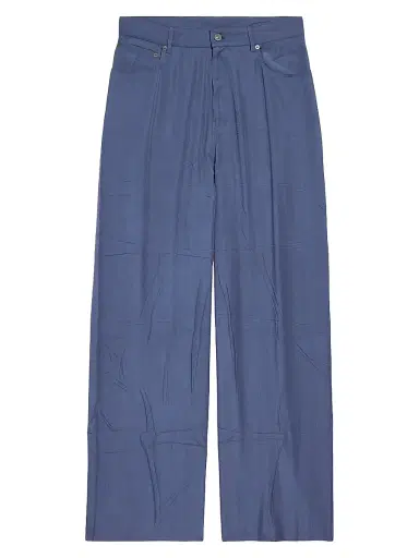 Balenciaga Men's Fluid Denim Pants - Faded Blue | Thumbnail 1