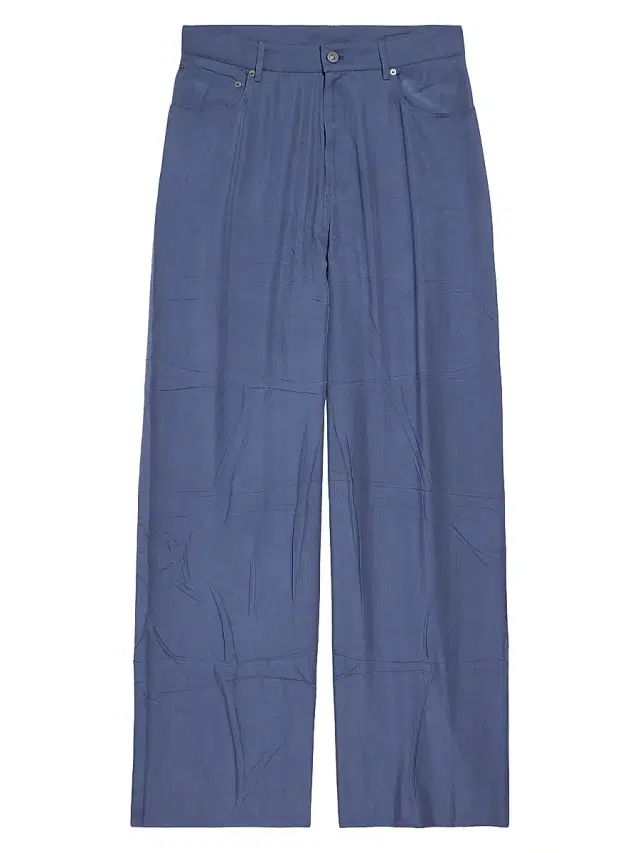 Balenciaga Men's Fluid Denim Pants - Faded Blue