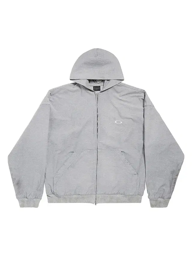 Balenciaga Men's Trompe Hoodie - Anthracite