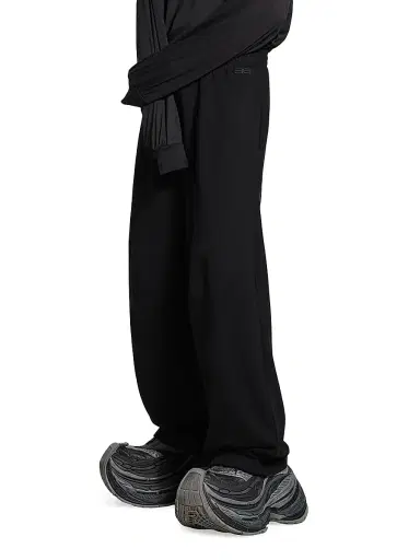 Balenciaga Men's Garderobe Baggy Sweatpants - Black | Thumbnail 3