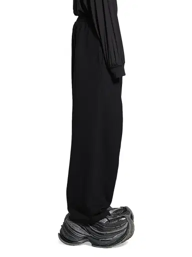 Balenciaga Men's Garderobe Baggy Sweatpants - Black | Thumbnail 4