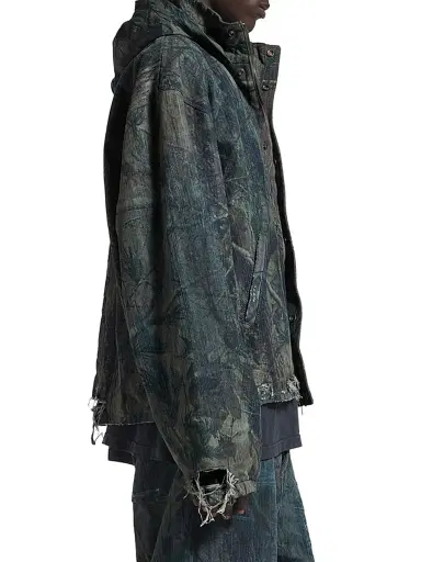 Balenciaga Men's Hooded Workwear Jacket | Thumbnail 4 Balenciaga Men's Hooded Workwear Jacket | Thumbnail 4