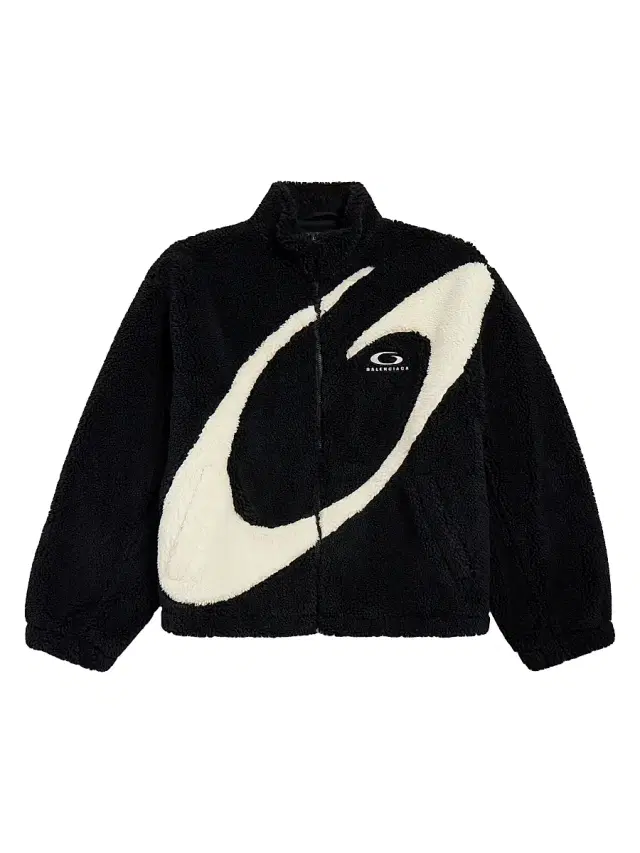 Balenciaga Men's Loop Sports Icon Zip-Up Jacket - Black