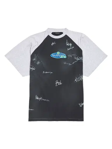 Balenciaga Men's Banana Raglan Oversized T-Shirt | Thumbnail 1 Balenciaga Men's Banana Raglan Oversized T-Shirt | Thumbnail 1