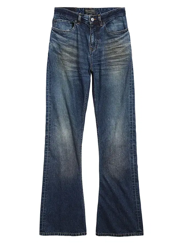 Balenciaga Women's Bootcut Jeans - Blue