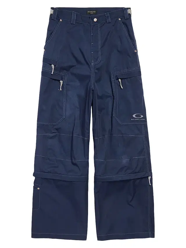 Balenciaga Men's Utility Work Pants - Navy