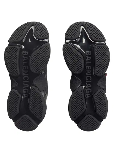 Balenciaga Women's Triple Sneakers - Black Red | Thumbnail 7