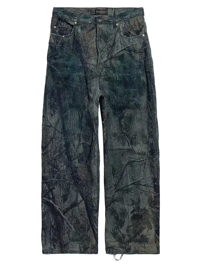 Balenciaga Men's Baggy Jeans - Blue