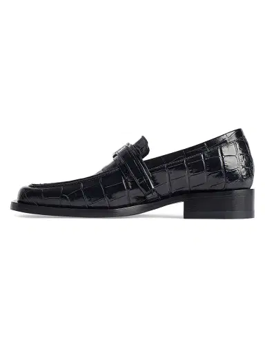 Balenciaga Women's Bel Air Loafers - Black | Thumbnail 4