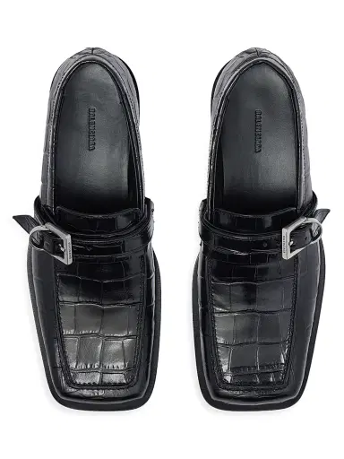 Balenciaga Women's Bel Air Loafers - Black | Thumbnail 6