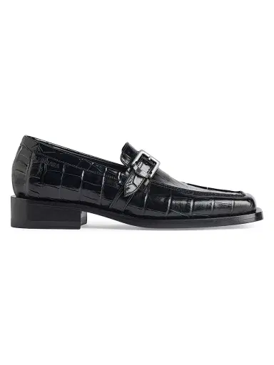 Balenciaga Women's Bel Air Loafers - Black | Thumbnail 1
