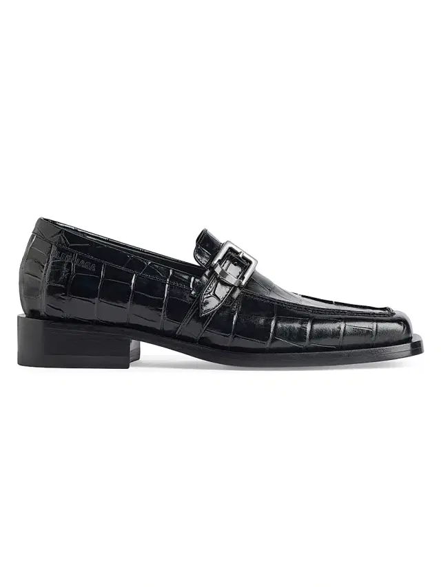 Balenciaga Women's Bel Air Loafers - Black