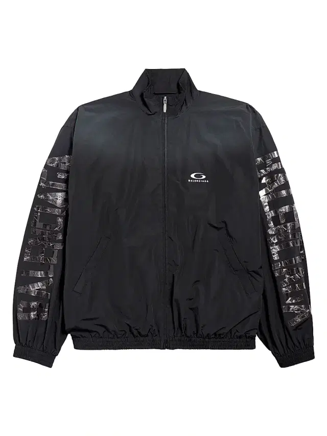 Balenciaga Men's Medium Fit Tracksuit Jacket - Black