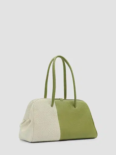 Jacquemus Women's Le Turismo Colorblocked Leather Shoulder Bag - Green Dusty | Thumbnail 3 Jacquemus Women's Le Turismo Colorblocked Leather Shoulder Bag - Green Dusty | Thumbnail 3