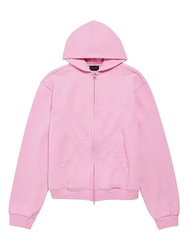 Balenciaga Women's Bow Zip-Up Regular Fit Hoodie - Light Pink