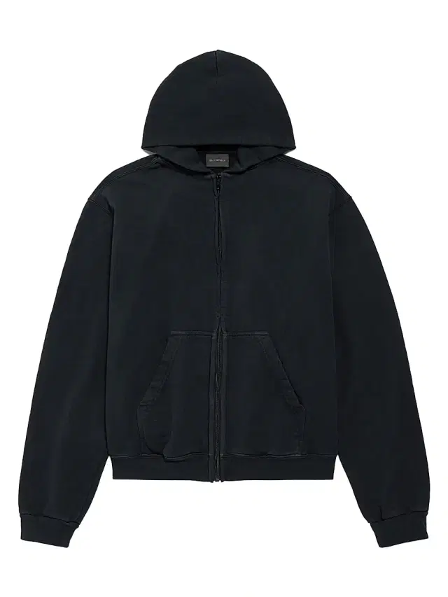 Balenciaga Women's Bow Zip-Up Regular Fit Hoodie - Faded Black