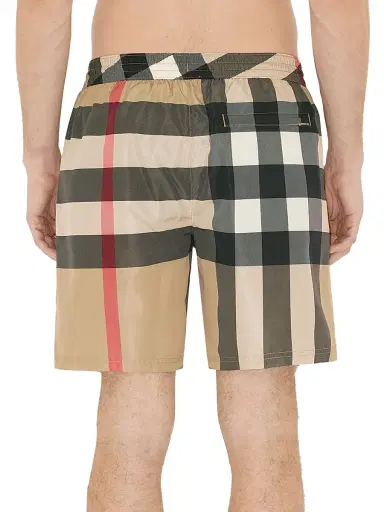 Burberry Men's Check Swim Shorts - Archive Beige Ip Check | Thumbnail 4