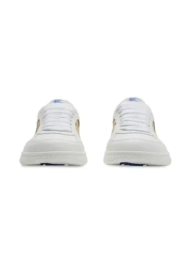 Burberry Men's Terrace Leather & Check Sneakers - Whitesand | Thumbnail 4 Burberry Men's Terrace Leather & Check Sneakers - Whitesand | Thumbnail 4