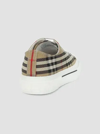 Burberry Men's Jack Check Tennis Sneakers | Thumbnail 3 Burberry Men's Jack Check Tennis Sneakers | Thumbnail 3