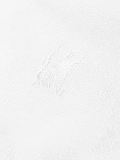 Burberry Men's Eddie EKD Cotton Polo Shirt - White | Thumbnail 6
