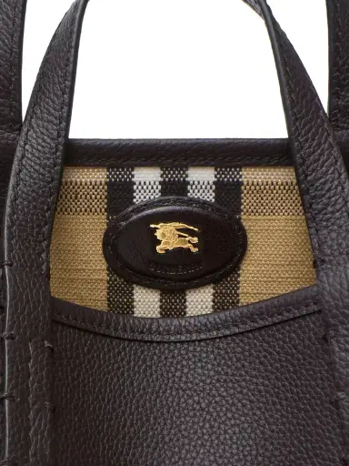 Burberry Women's Bloomsbury Mini Reversible Leather Tote Bag | Thumbnail 6 Burberry Women's Bloomsbury Mini Reversible Leather Tote Bag | Thumbnail 6