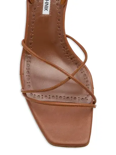 Manolo Blahnik Women's 70MM Leather Slingback Sandals - Medium Brown - Size 10 | Thumbnail 6 Manolo Blahnik Women's 70MM Leather Slingback Sandals - Medium Brown - Size 10 | Thumbnail 6