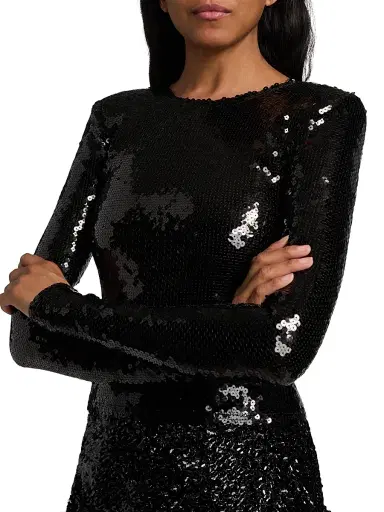 16Arlington Women's Loida Sequined Long-Sleeve Top | Thumbnail 6 16Arlington Women's Loida Sequined Long-Sleeve Top | Thumbnail 6