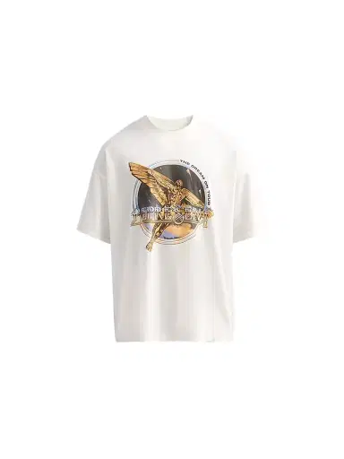 Represent Men's Golden Tour Graphic Cotton T-Shirt - Flat White - Size XXL | Thumbnail 1 Represent Men's Golden Tour Graphic Cotton T-Shirt - Flat White - Size XXL | Thumbnail 1