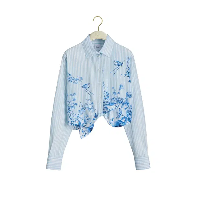 Dior Dioriviera Tied Cropped Blouse