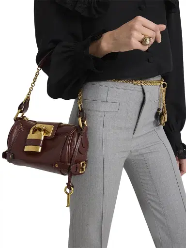 Chloé Women's Paddington Leather Shoulder Bag - Crafty Brown | Thumbnail 2 Chloé Women's Paddington Leather Shoulder Bag - Crafty Brown | Thumbnail 2