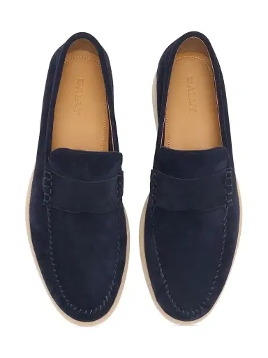 BALLY Men's Sullivan Suede Loafers | Thumbnail 4 BALLY Men's Sullivan Suede Loafers | Thumbnail 4