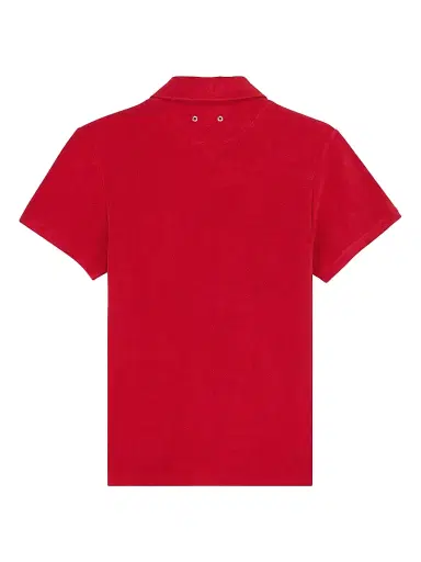 Vilebrequin Men's Organic Cotton Terry Button-Up - Red - Size XL | Thumbnail 3 Vilebrequin Men's Organic Cotton Terry Button-Up - Red - Size XL | Thumbnail 3