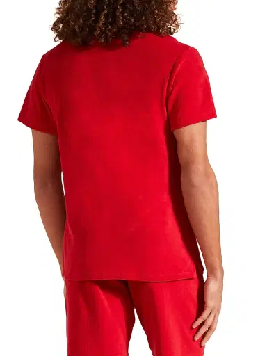 Vilebrequin Men's Organic Cotton Terry Button-Up - Red - Size XL | Thumbnail 5 Vilebrequin Men's Organic Cotton Terry Button-Up - Red - Size XL | Thumbnail 5