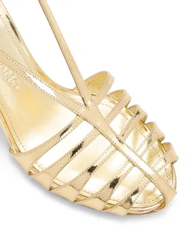 Ferragamo Women's Lilie 70MM Leather Sandals | Thumbnail 5
