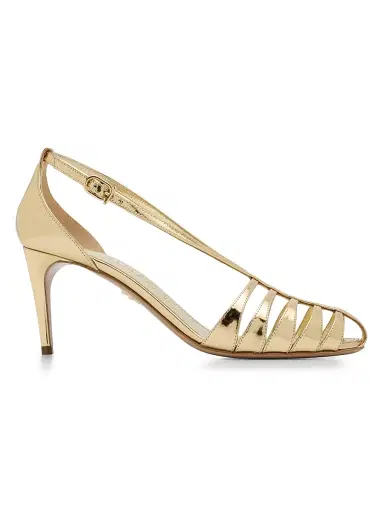 Ferragamo Women's Lilie 70MM Leather Sandals | Thumbnail 1