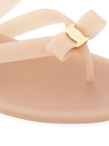 Ferragamo Women's Jealsa Bow Thong Sandals - Dusty Pink - Size 11 | Thumbnail 7