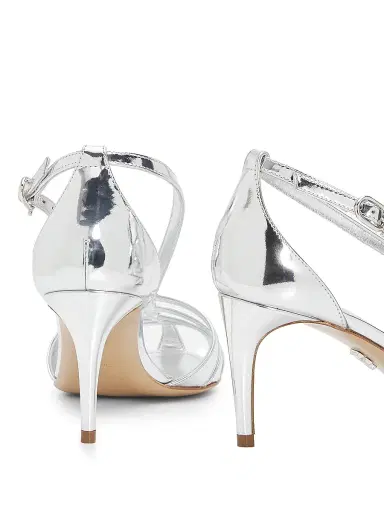 Ferragamo Women's Lilie 70MM Leather Sandals - Argento Biscotto - Size 11.5 | Thumbnail 3 Ferragamo Women's Lilie 70MM Leather Sandals - Argento Biscotto - Size 11.5 | Thumbnail 3