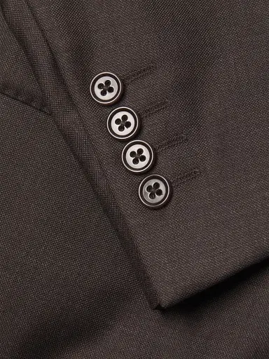 Emporio Armani Men's Shark Skin Wool Suit | Thumbnail 6 Emporio Armani Men's Shark Skin Wool Suit | Thumbnail 6