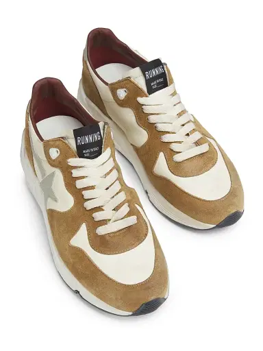 Golden Goose Unisex Running Leather Low-Top Sneakers | Thumbnail 4