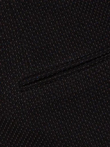 Emporio Armani Men's Textured Unlined Soft Jacket - Blue Multi - Size 44 | Thumbnail 7
