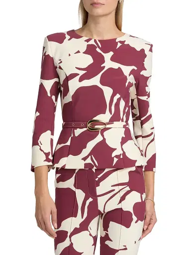 Chiara Boni La Petite Robe Women's Adar Printed Top | Thumbnail 3 Chiara Boni La Petite Robe Women's Adar Printed Top | Thumbnail 3