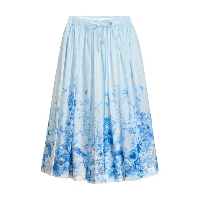 Dior Dioriviera Mid-Length Flared Skirt