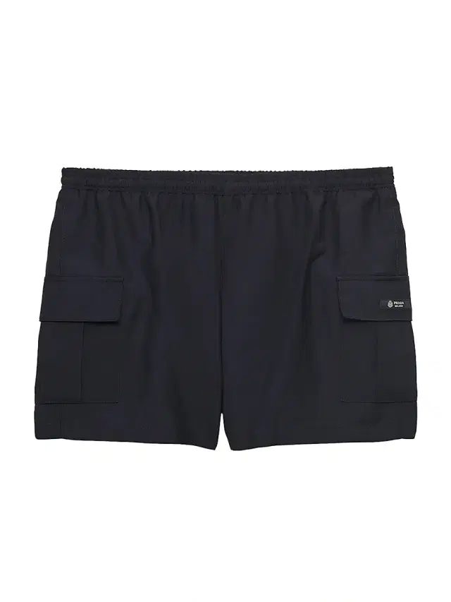 Prada Men's Mohair Wool Shorts - Blue