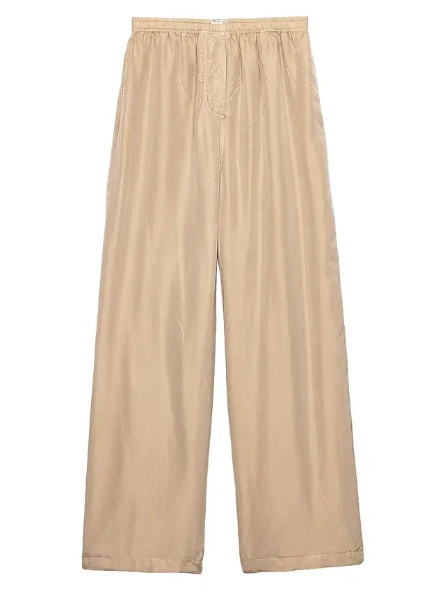Women's Old Silk Pants - Beige