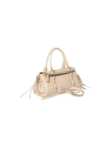 Miu Miu Women's Glossy Leather Top Handle Bag | Thumbnail 2