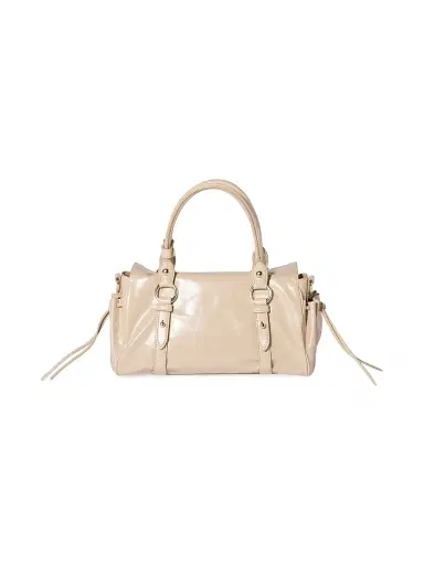 Miu Miu Women's Glossy Leather Top Handle Bag | Thumbnail 3