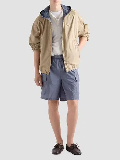 Prada Men's Re-Nylon Swim Trunks - Blue | Thumbnail 2 Prada Men's Re-Nylon Swim Trunks - Blue | Thumbnail 2