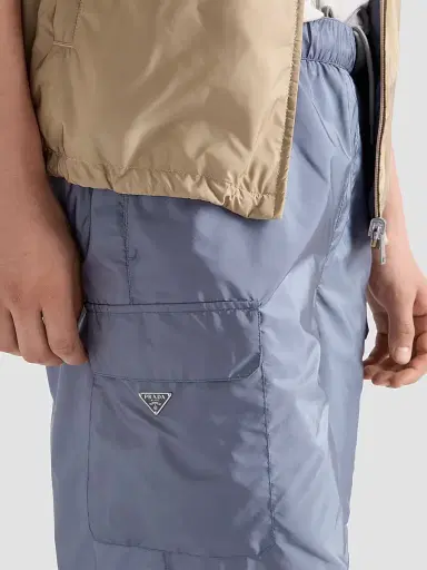 Prada Men's Re-Nylon Swim Trunks - Blue | Thumbnail 5 Prada Men's Re-Nylon Swim Trunks - Blue | Thumbnail 5