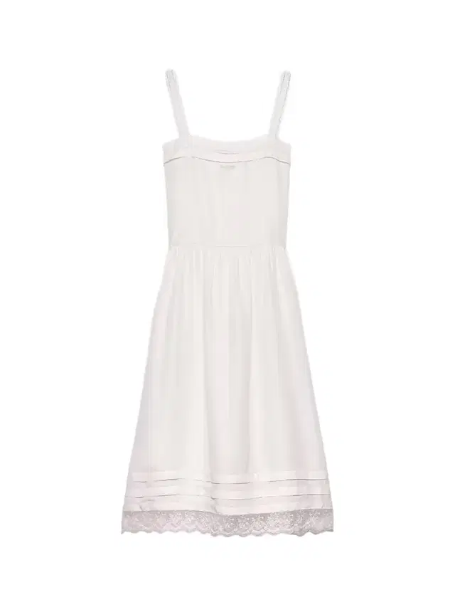 Women's Embroidered Old Washed Silk Dress - Beige